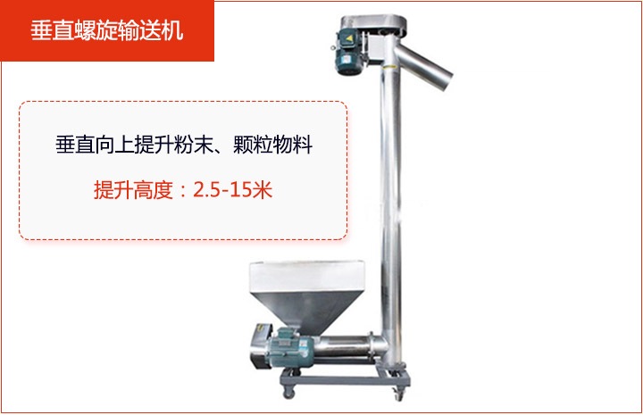 適合垂直或大傾角輸送粉狀、顆粒物料